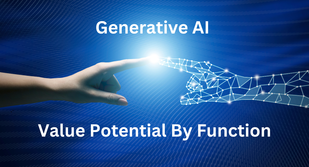 Generative AI Value Potential by Functions