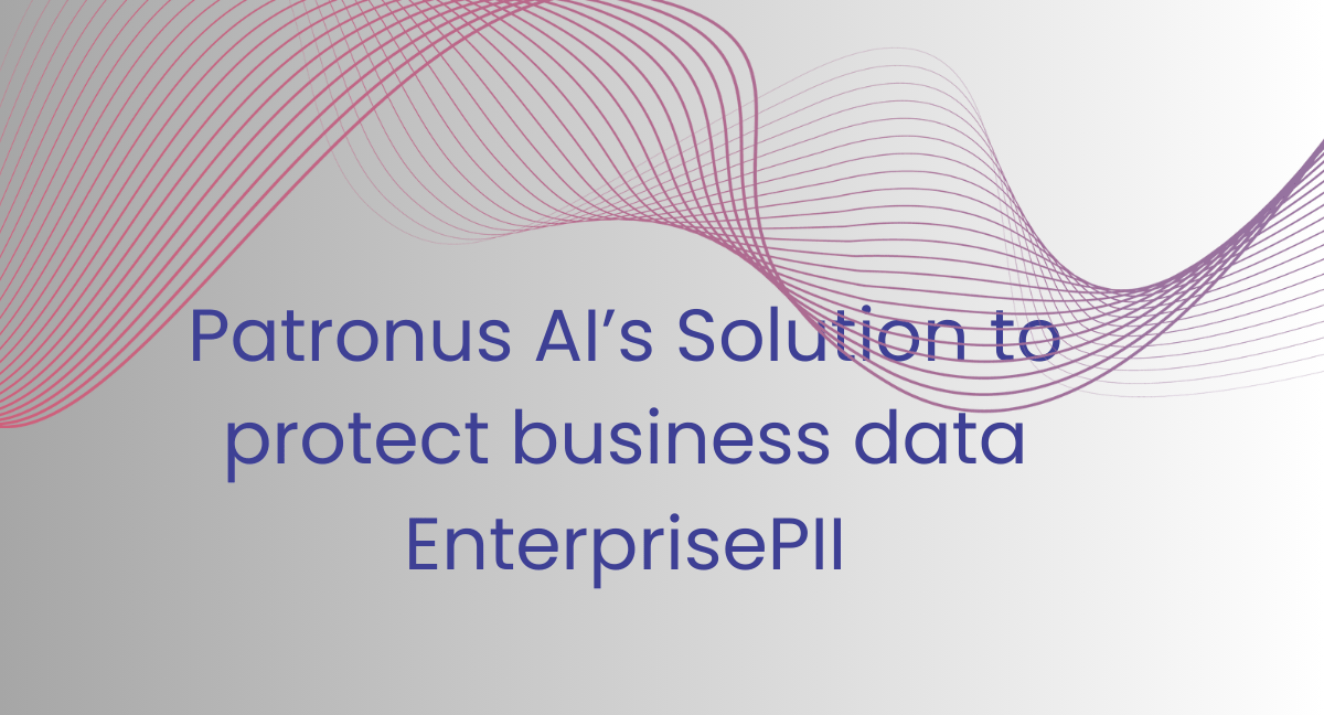 EnterprisePII: Patronus AI's Solution to Protect Business Data